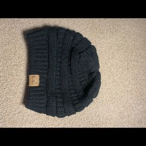 Black cc beanie